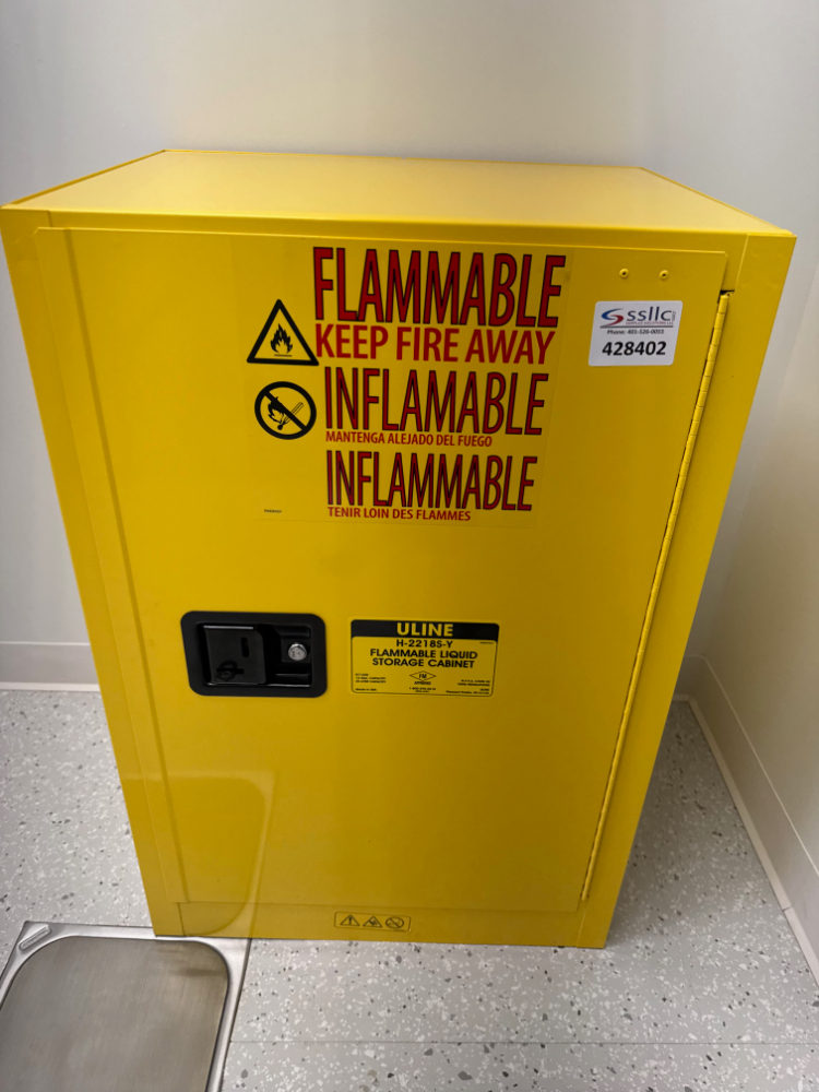 Image of ULINE 12 Gallon Flammable Liquid Storage Cabinet